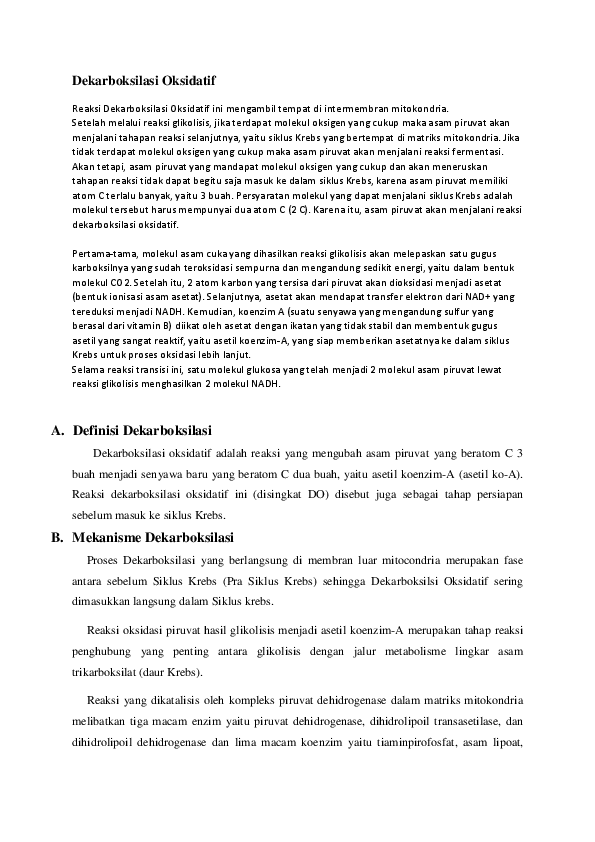 Detail Gambar Dekarboksilasi Oksidatif Nomer 42