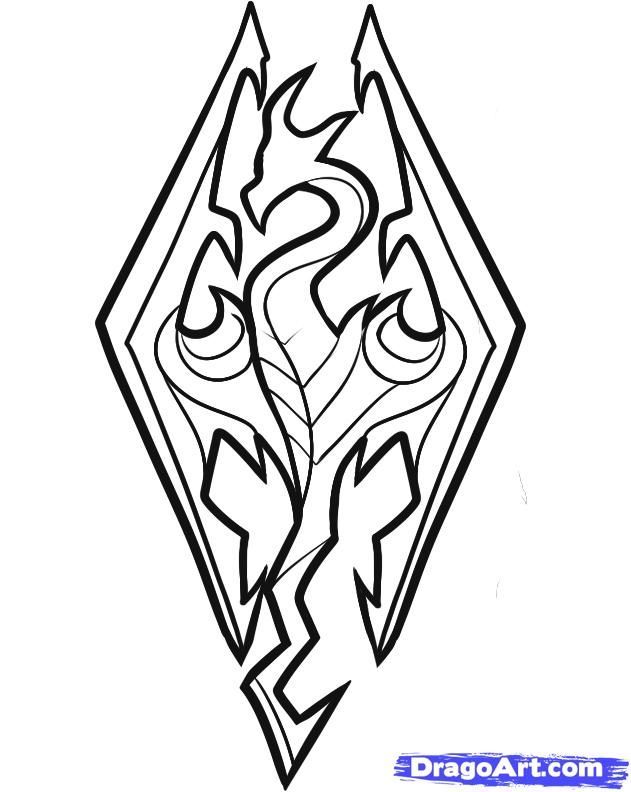 Detail Skyrim Symbol Nomer 4