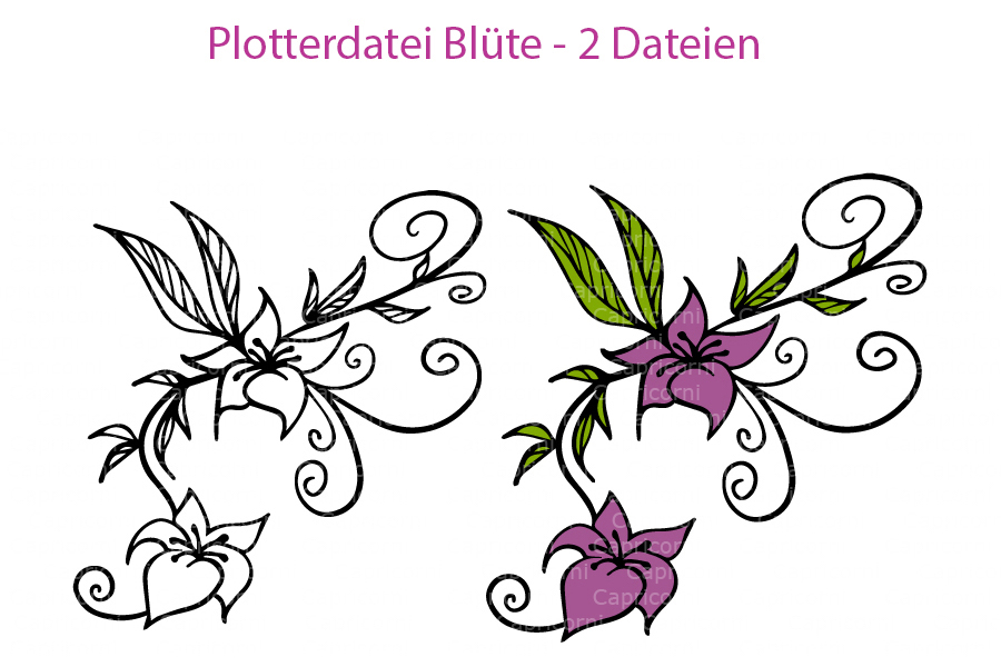 Detail Blumen Plottern Nomer 2