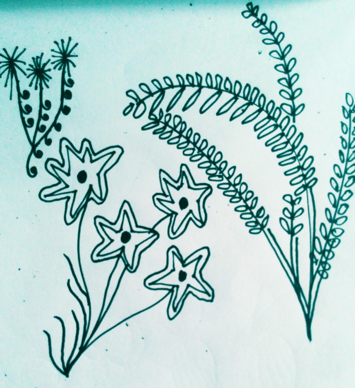 Detail Gambar Dekoratif Bentuk Bunga Dan Daun Termasuk Motif Nomer 3