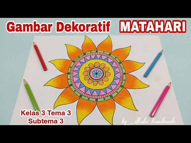 Detail Gambar Dekoratif Bunga Matahari Nomer 6