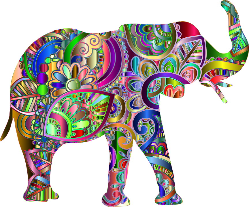 Detail Gambar Dekoratif Gajah Nomer 10