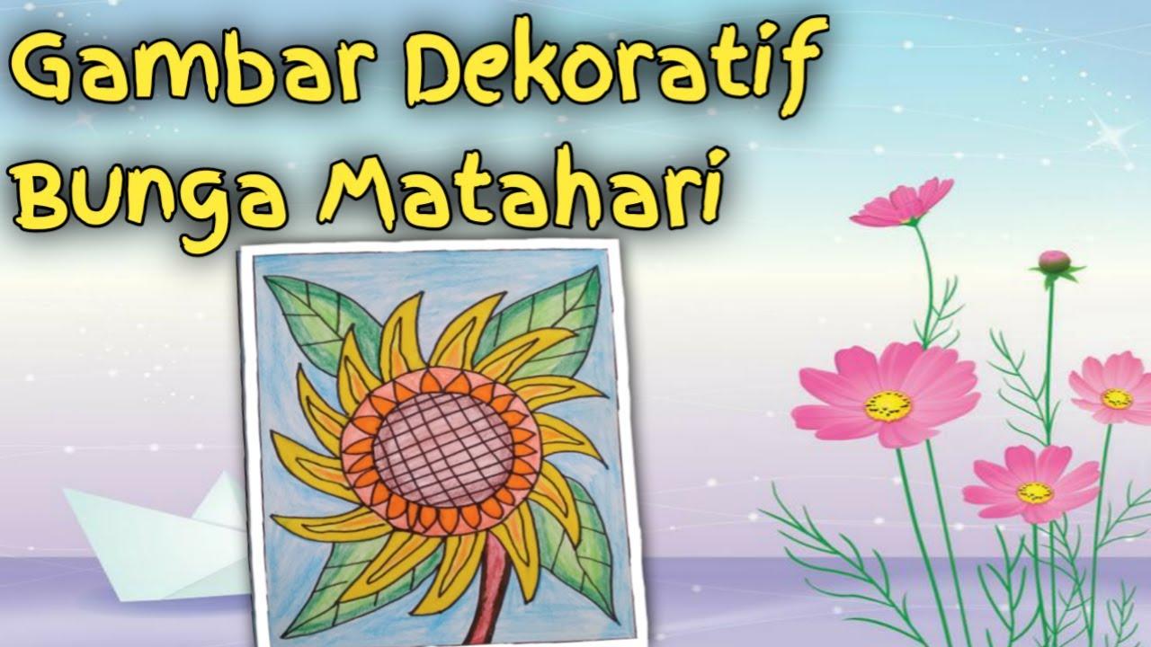 Detail Gambar Dekoratif Motif Bunga Matahari Nomer 12