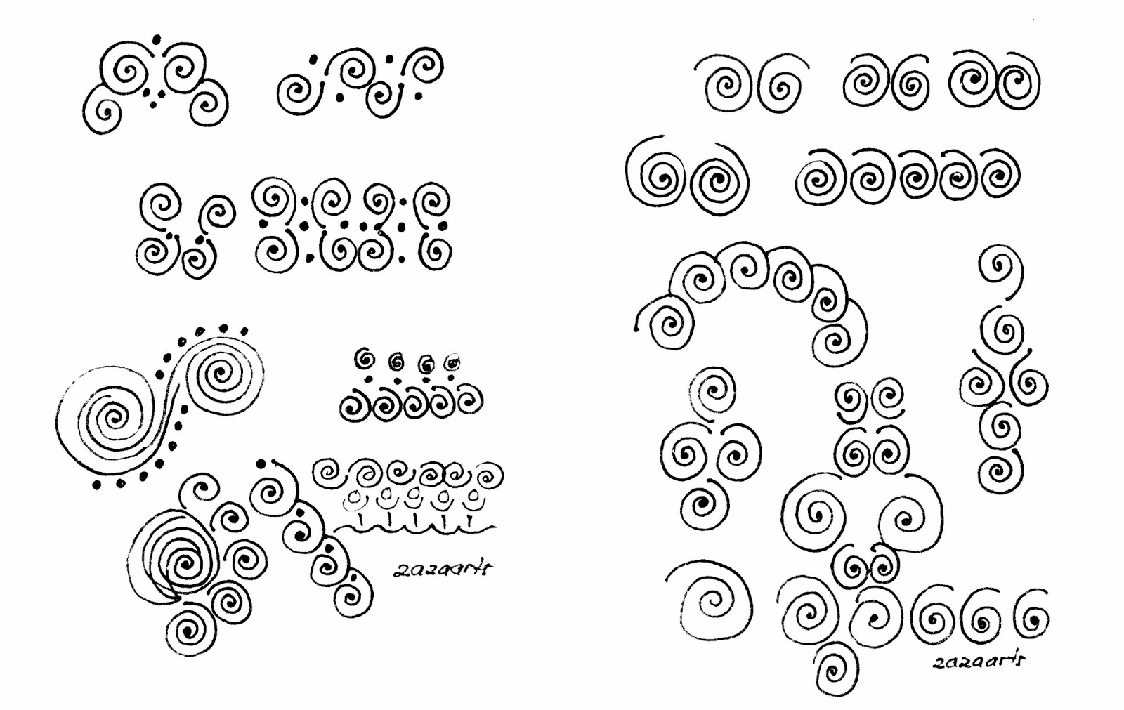 Detail Gambar Dekoratif Tersusun Dari Nomer 26