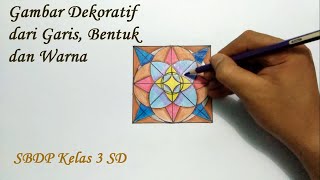 Detail Gambar Dekoratif Tersusun Dari Nomer 9