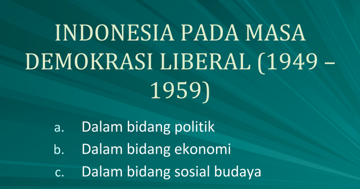 Detail Gambar Demokrasi Liberal Nomer 37