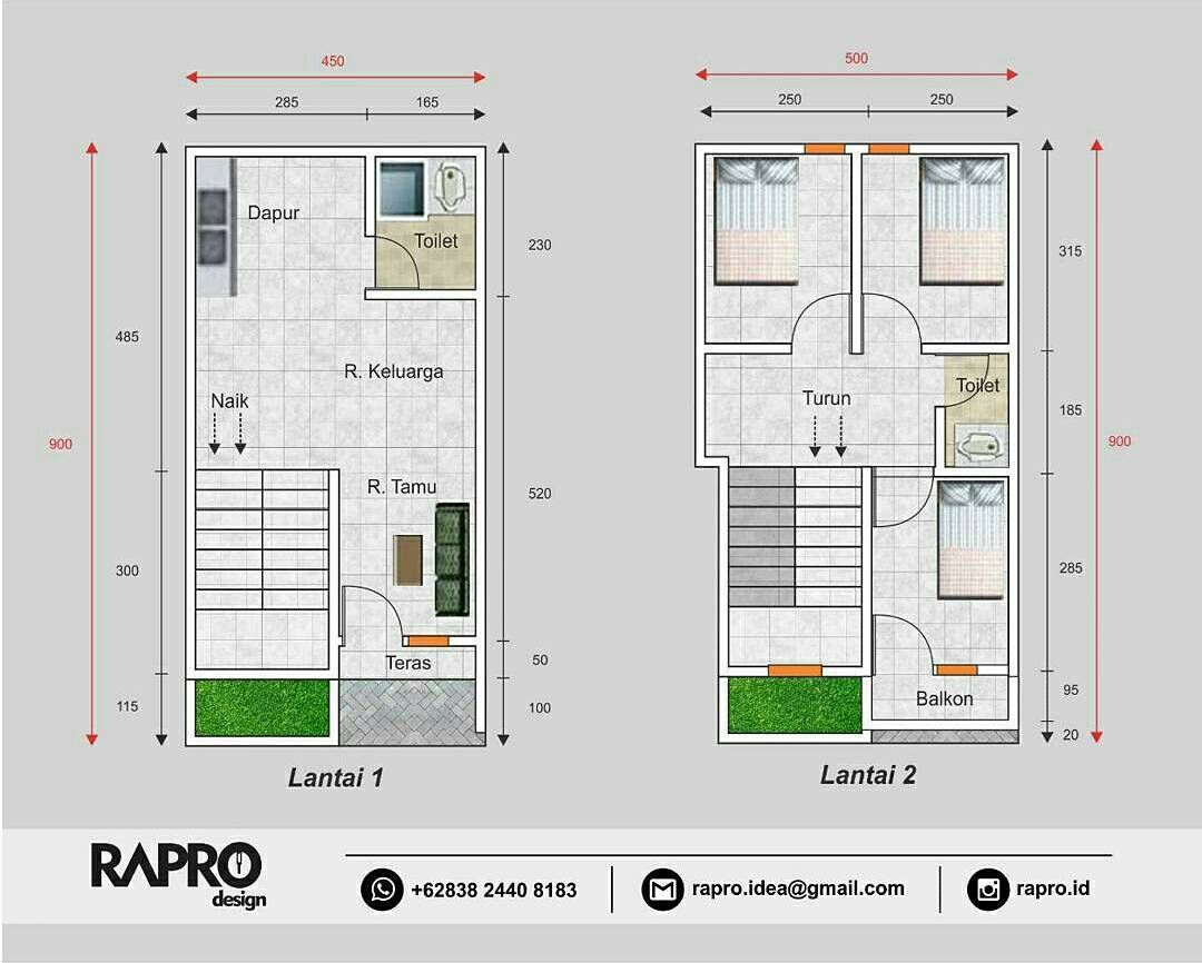 Gambar Dena Rumah Ukurn 4 5 - KibrisPDR