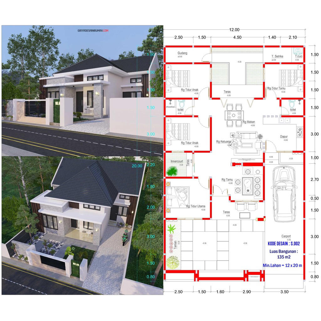 Detail Gambar Dena Rumah Ukurn 4 5 Nomer 48