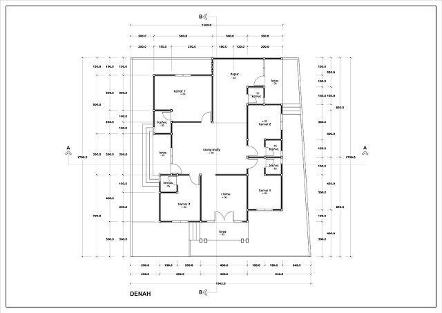 Detail Gambar Denah Bangunan Denkonstruksi Nomer 2