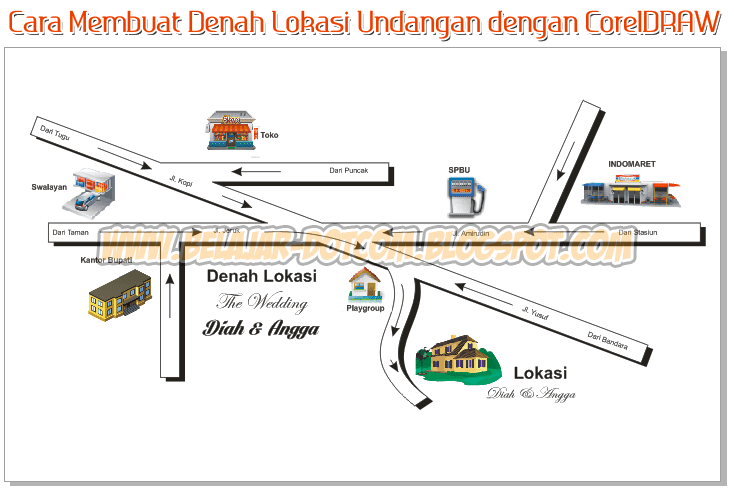 Detail Gambar Denah Corel Nomer 11