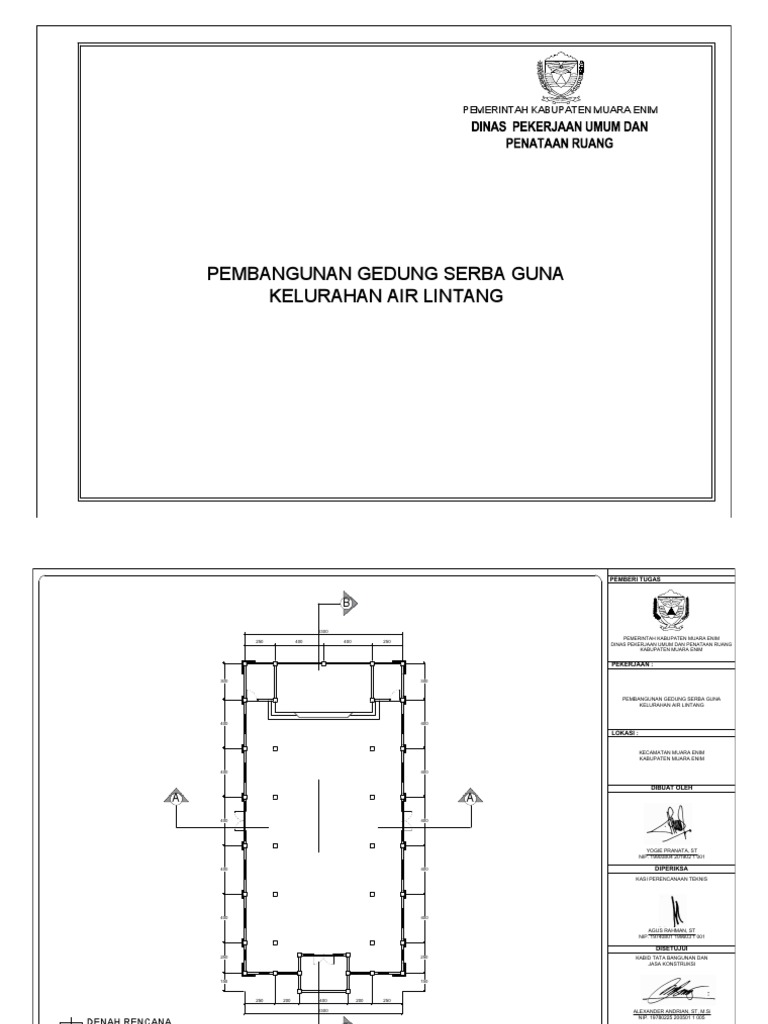 Detail Gambar Denah Gedung Serba Guna Nomer 11