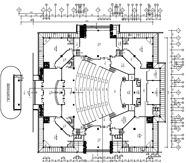 Detail Gambar Denah Gedung Serba Guna Nomer 14