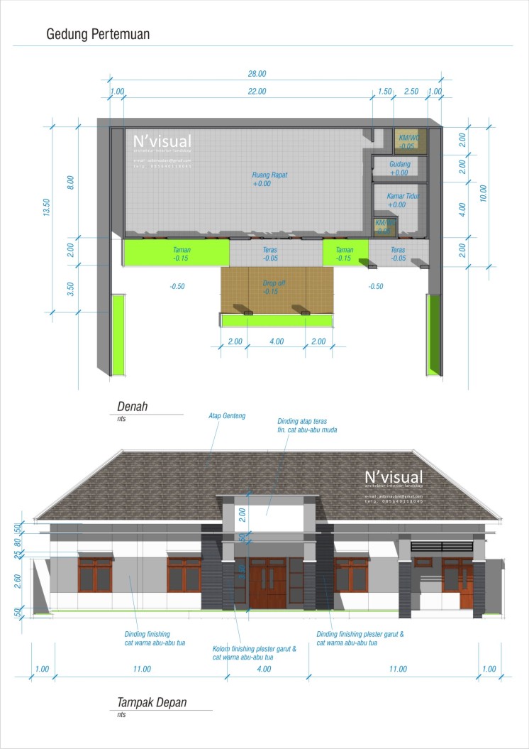 Detail Gambar Denah Gedung Serba Guna Nomer 21