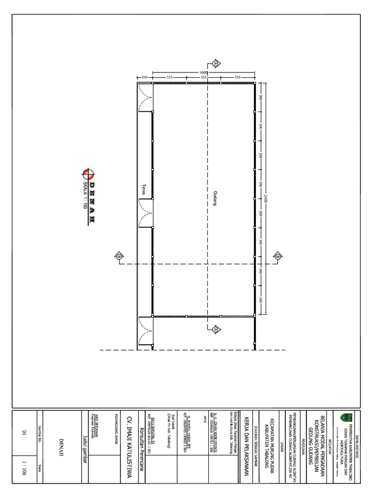 Detail Gambar Denah Gudang Nomer 14