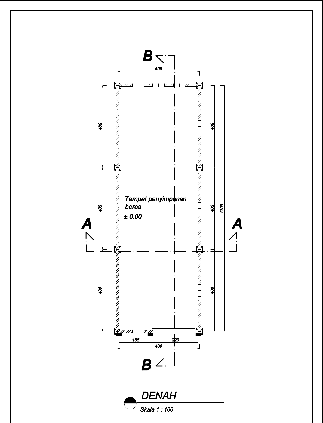 Detail Gambar Denah Gudang Nomer 3