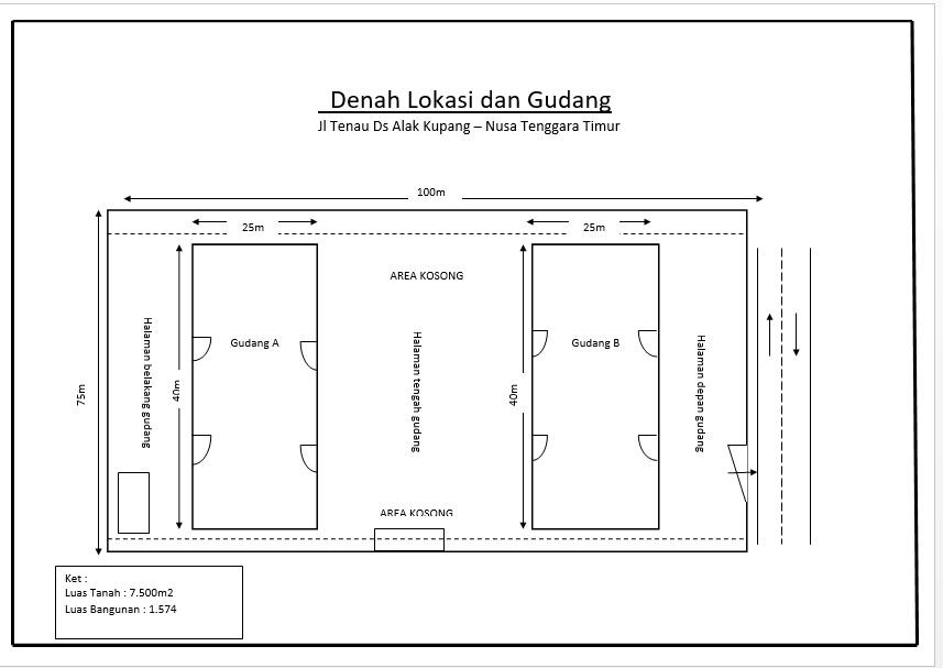 Detail Gambar Denah Gudang Nomer 26