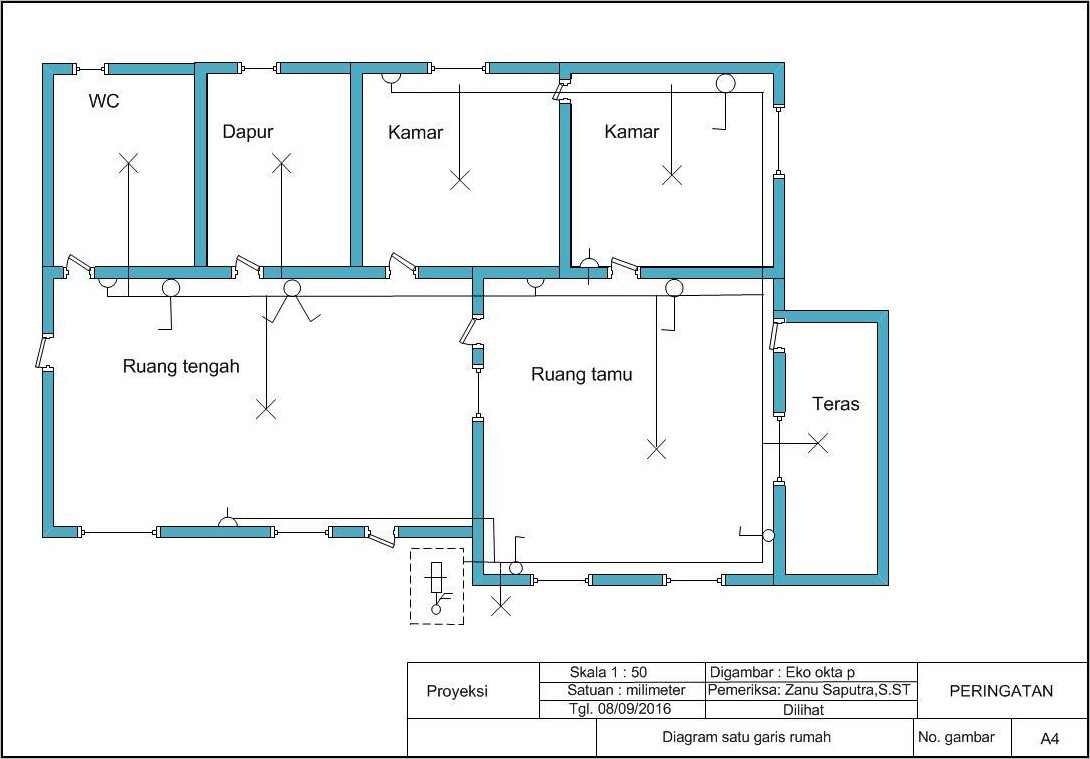 Detail Gambar Denah Instalasi Listrik Rumah Tinggal Nomer 16