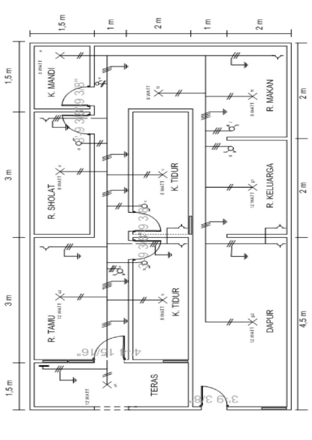 Detail Gambar Denah Instalasi Listrik Rumah Tinggal Nomer 27