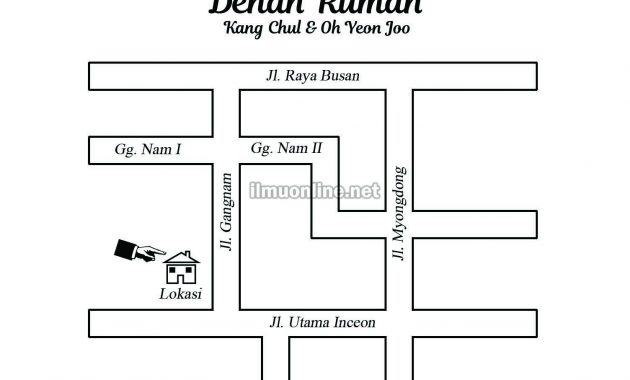 Detail Gambar Denah Jalan Nomer 22