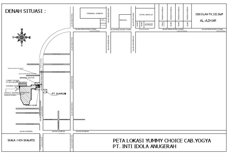 Detail Gambar Denah Jalan Nomer 34