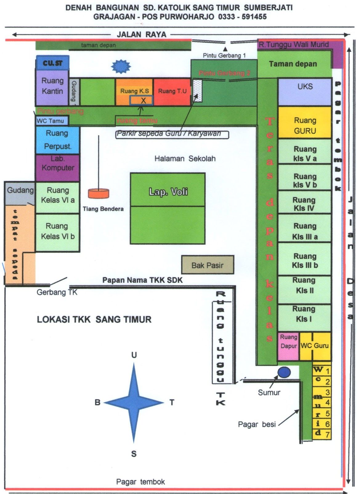 Detail Gambar Denah Kelas Nomer 22