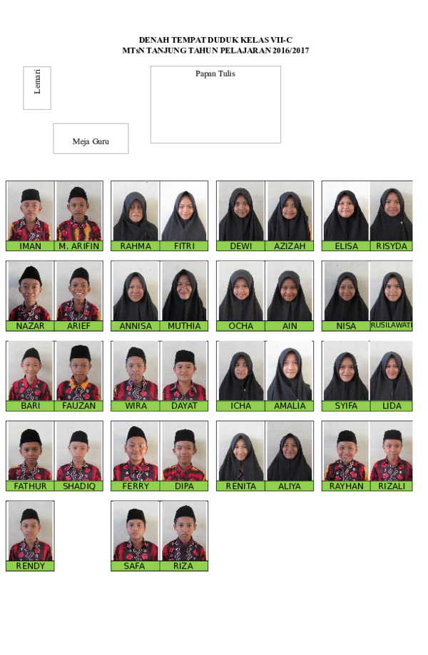 Detail Gambar Denah Kelas Nomer 35