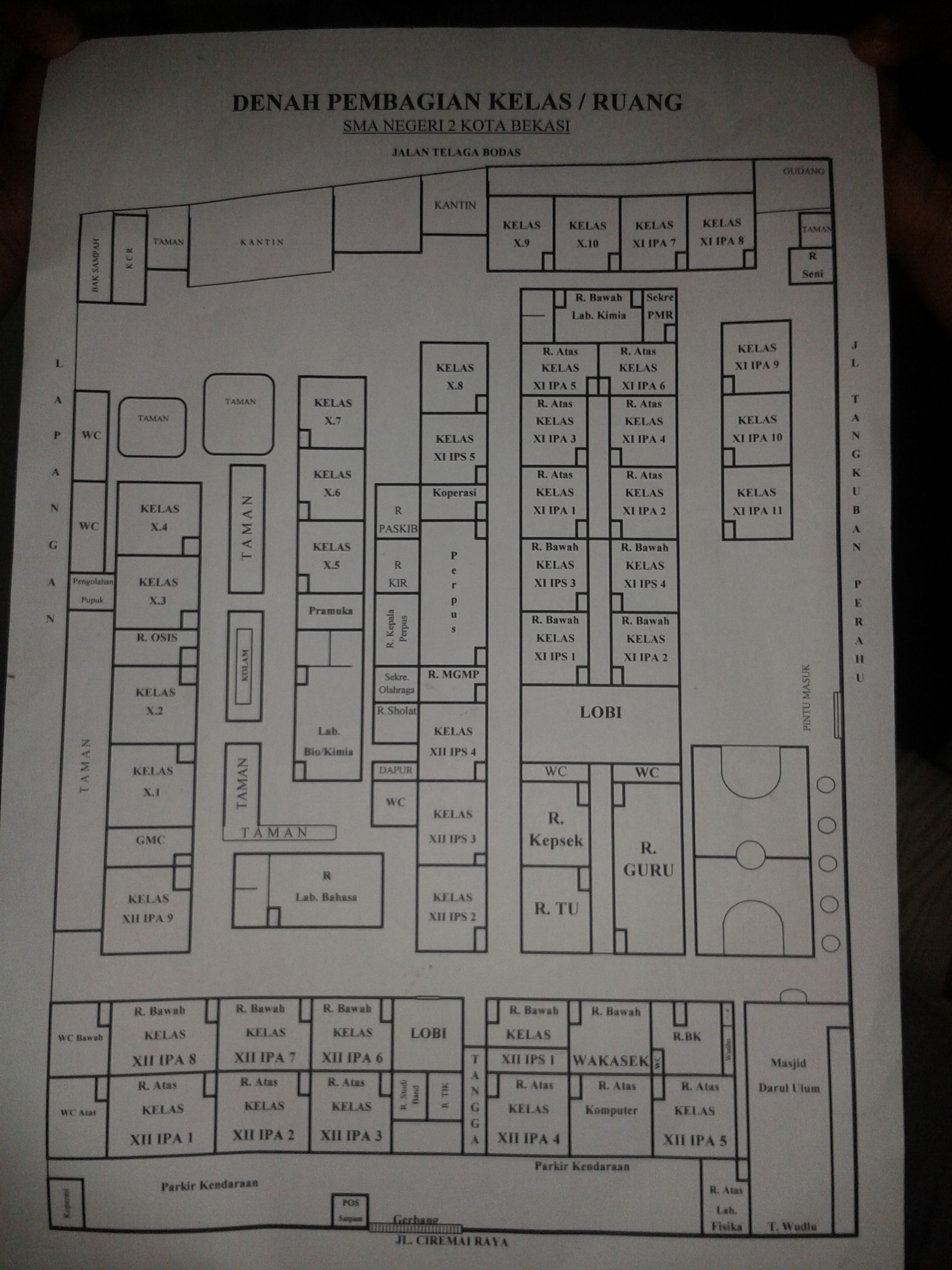 Detail Gambar Denah Kelas Nomer 42