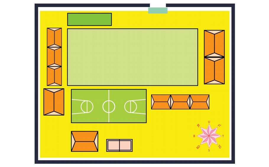 Detail Gambar Denah Kelas Sd Nomer 43