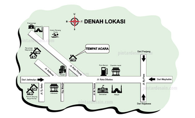 Detail Gambar Denah Lokasi Rumah Nomer 10