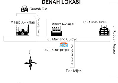 Detail Gambar Denah Lokasi Rumah Nomer 13