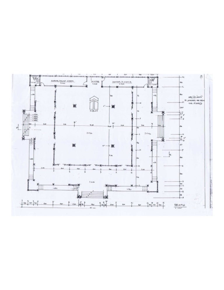 Detail Gambar Denah Masjid Nomer 8