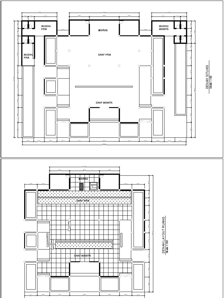 Detail Gambar Denah Masjid Nomer 26