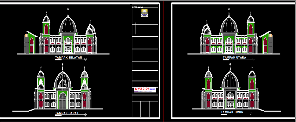 Detail Gambar Denah Masjid Nomer 33