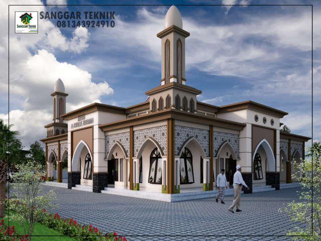 Detail Gambar Denah Masjid Ukuran 15x15 Nomer 24