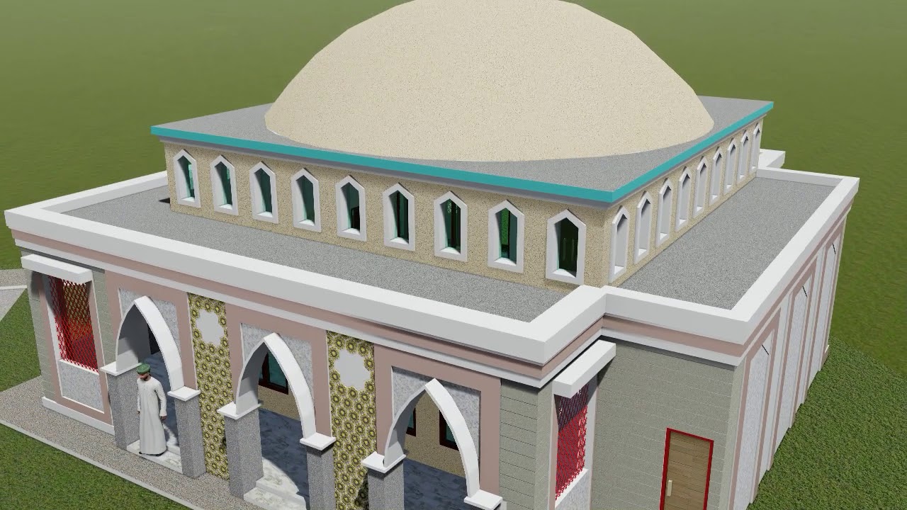 Detail Gambar Denah Masjid Ukuran 15x15 Nomer 25