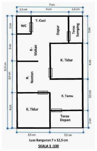 Download Gambar Denah Rumah Nomer 12