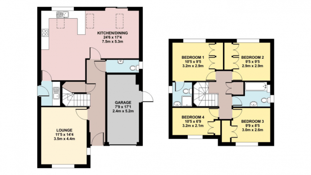 Detail Gambar Denah Rumah 2 Lantai Nomer 24