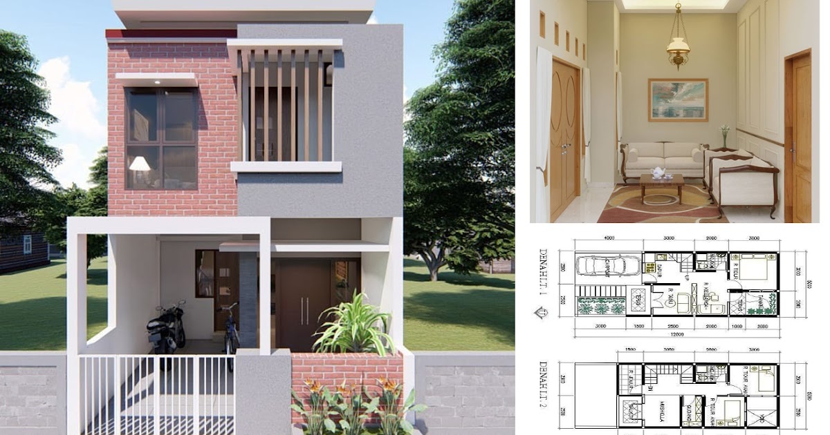 Detail Gambar Denah Rumah 2 Lantai Nomer 29