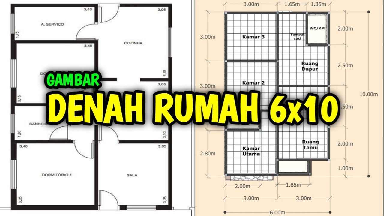 Detail Gambar Denah Rumah 3 Kamar Tidur Nomer 28