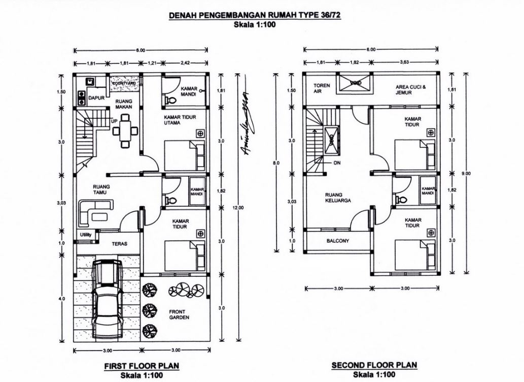 Detail Gambar Denah Rumah Nomer 41