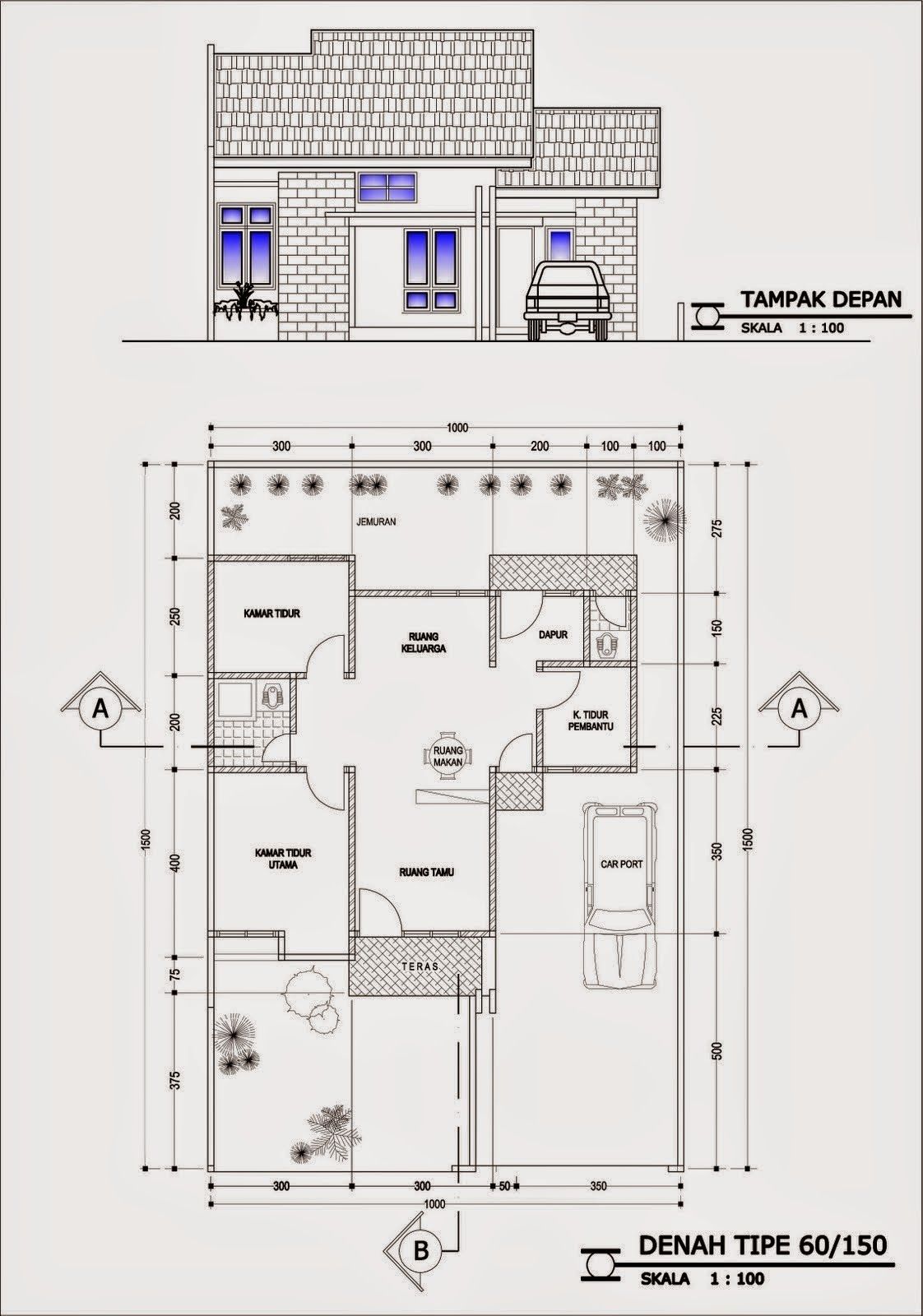 Detail Gambar Denah Rumah Nomer 5