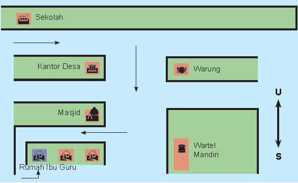 Detail Gambar Denah Rumah Ke Sekolah Nomer 50