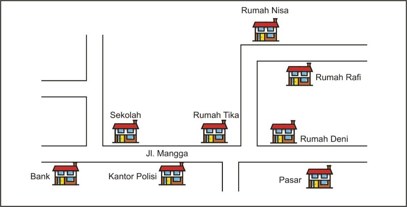 Detail Gambar Denah Rumah Ke Sekolah Nomer 7