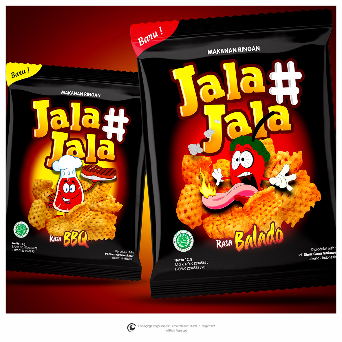 Detail Gambar Desain Kemasan Snack Nomer 50