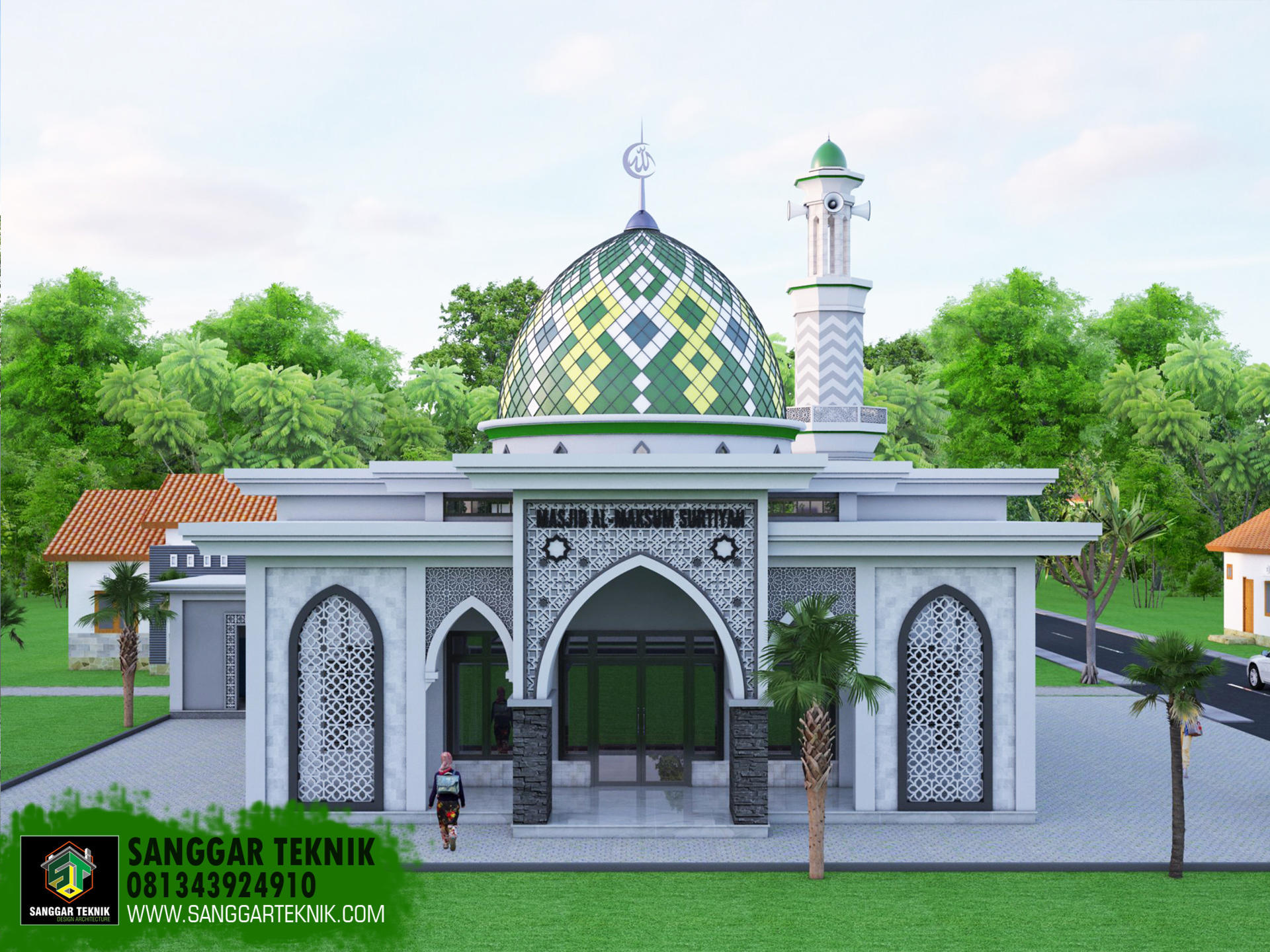Detail Gambar Desain Masjid Autocad Nomer 14