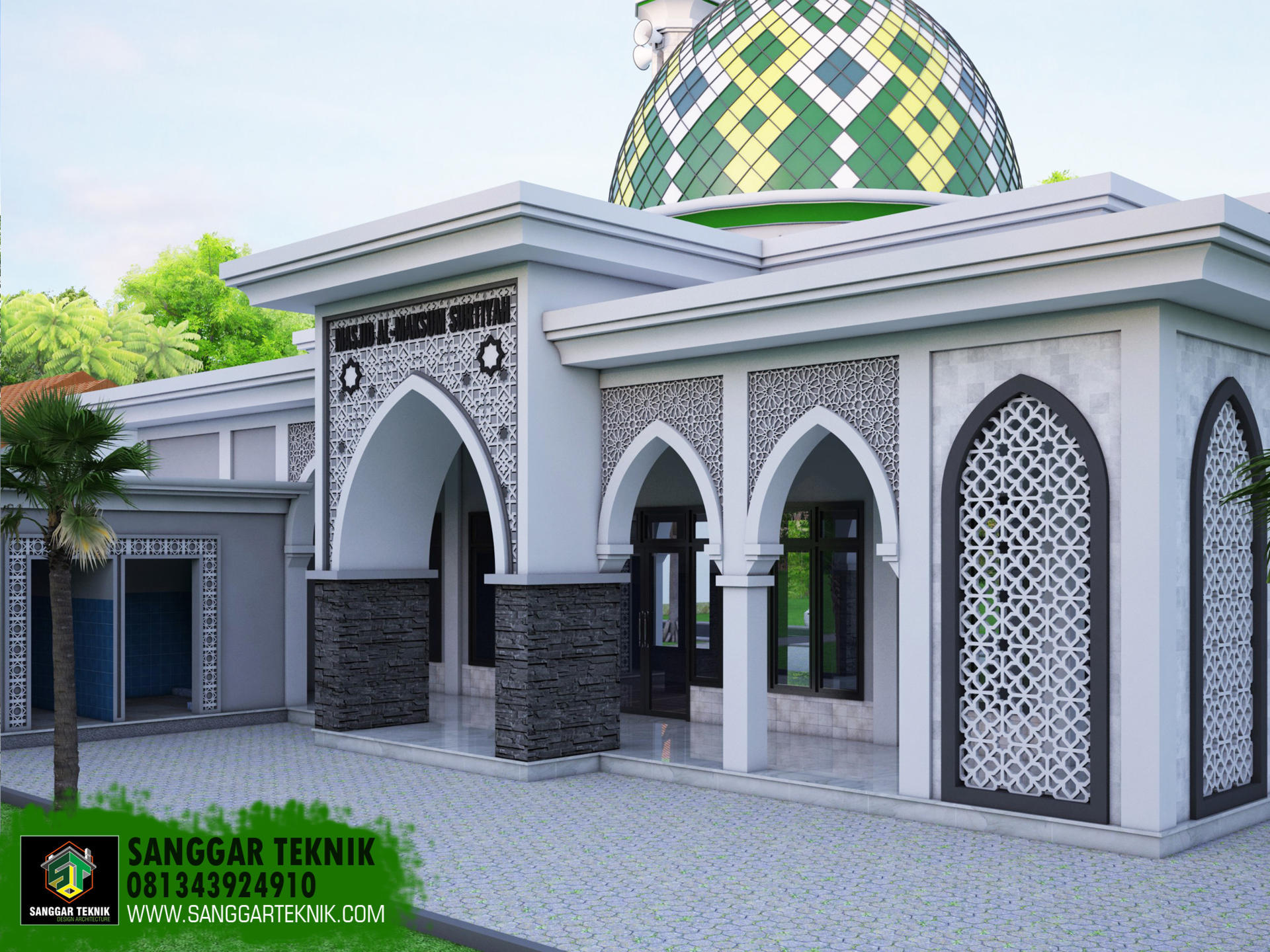 Detail Gambar Desain Masjid Autocad Nomer 35