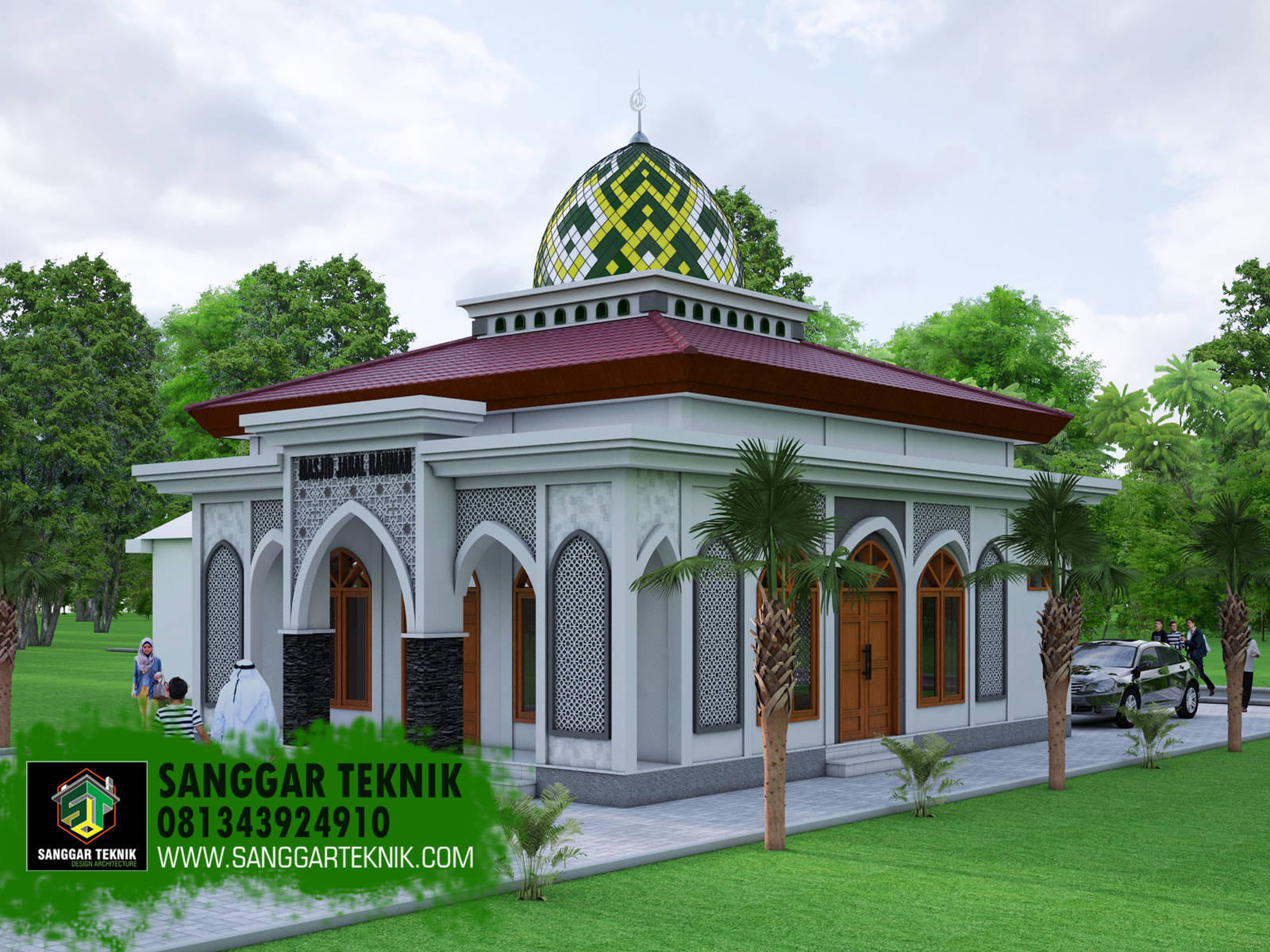 Detail Gambar Desain Masjid Autocad Nomer 36