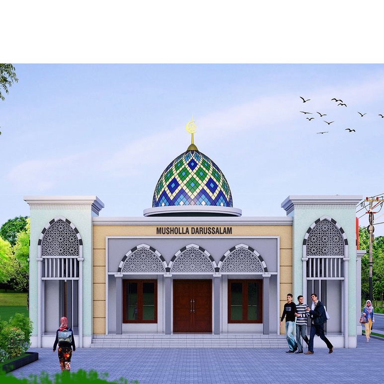 Detail Gambar Desain Masjid Autocad Nomer 41