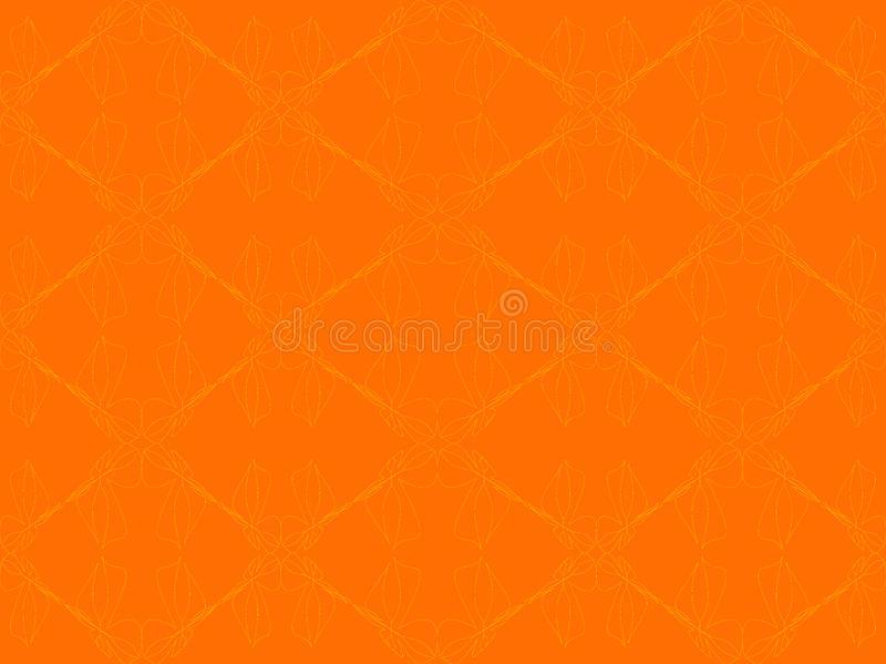 Detail Gambar Desain Motif 3d Warna Orange Nomer 3