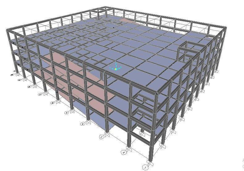 Detail Gambar Desain Parkiran Struktur Baja Nomer 27